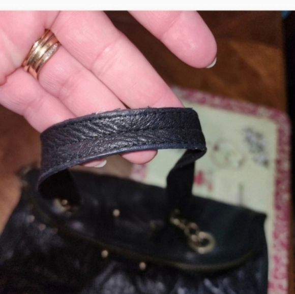 🍂🍁HTF Y2K Vintage 100% real leather betsey johnson western bag - Picture 10 of 11